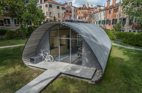 Holcim + Norman Foster Foundation unveil homes for displaced people in the Venice Architecture Biennale