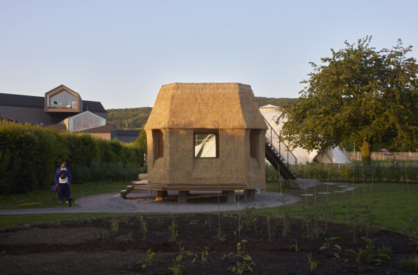 Tane Garden House serves as a symbol of sustainability on Vitra Campus