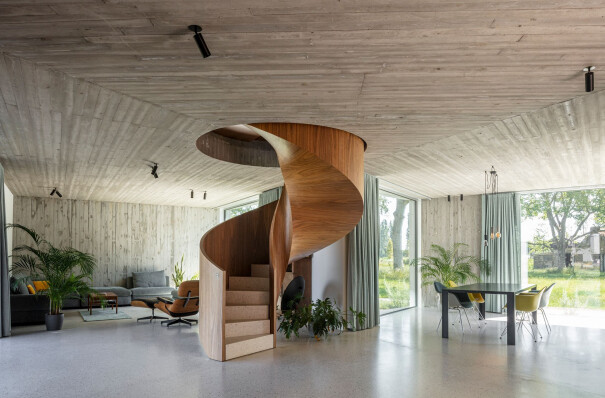 10 interiors with dramatic spiral staircases